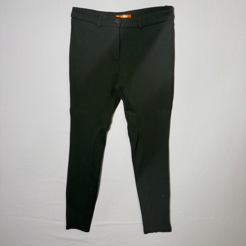 Joe Fresh Size 8 Dark Olive Green Ponte Equestrian Leggings Skinny Pants